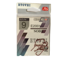 Крючки Etovei Sode E2001 №6 (красные)